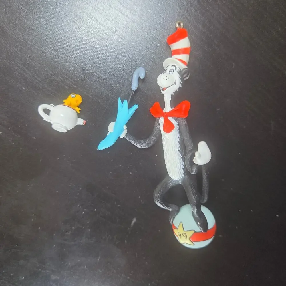 Vintage 1999 Hallmark Keepsake Dr. Seuss The Cat In The Hat Ornament
